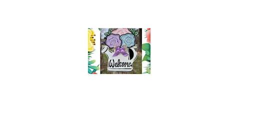 Watering Can Door Decor Sign primary image