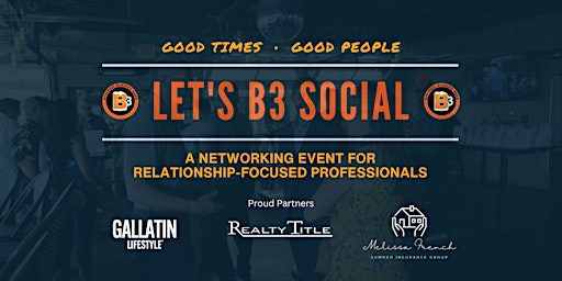 Imagen principal de Let's B3 Social | April Networking Event