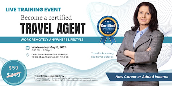 Learn to Become a Certified Travel Agent - Kitchener