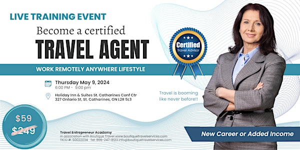 Learn to Become a Certified Travel Agent - Niagara