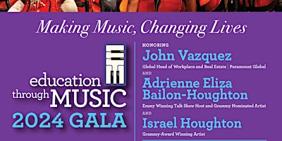 Immagine principale di Education Through Music 2024 GALA 