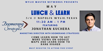 Imagen principal de May Lunch and Learn