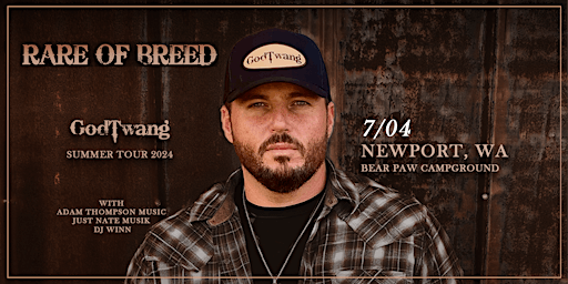 Imagem principal de Rare of Breed LIVE at Bear Paw Camp (Newport, WA) FREE SHOW!
