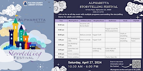 Alpharetta Library Storytelling Festival - 2024