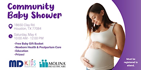 Free Houston Community Baby Shower With Molina Healthcare
