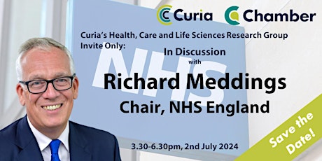 In Discussion with Richard Meddings, Chair of NHS England (Public)