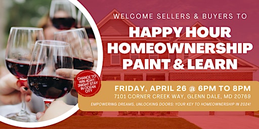 Imagen principal de Happy Hour Homeownership Paint & Learn