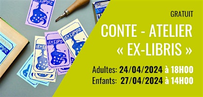 Primaire afbeelding van Conte-atelier « EX-LIBRIS » – séance adultes