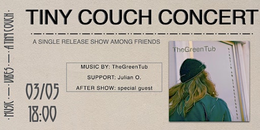 Imagem principal do evento Tiny Couch Concert