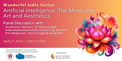 Primaire afbeelding van Wonderful India Series: AI, The Mind, and Art and Aesthetics