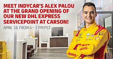 Primaire afbeelding van Meet IndyCar's Alex Palou at our Grand Opening!