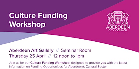 Culture Funding Workshop