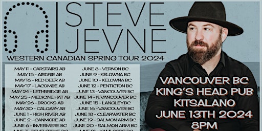 Imagem principal do evento Steve Jevne Western Canadian Spring Tour 2024 - Vancouver BC