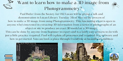 Imagen principal de Want to learn how to make a 3D image from  Photogrammetry?