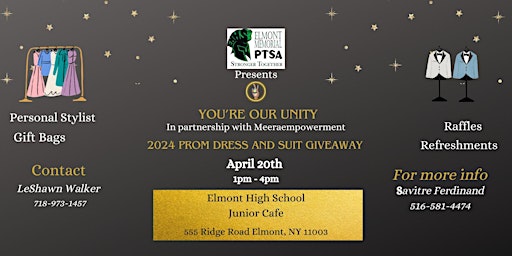 Imagen principal de You're Our Unity Prom Dress and Suit Giveaway