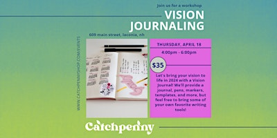 Vision Journaling Workshop primary image