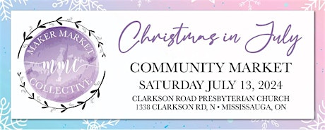 Christmas in July Community Market