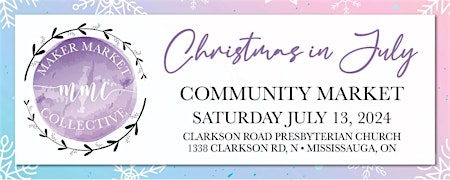 Primaire afbeelding van Christmas in July Community Market