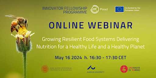 Resilient Food Systems Delivering  Nutrition for a Health Life and Planet primary image