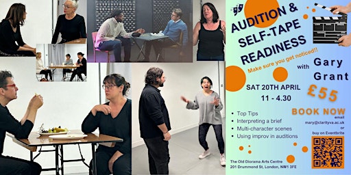 Imagem principal de Audition & Self-Tape Readiness (Make sure you get noticed!)