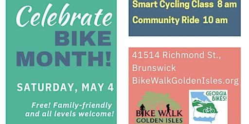 Primaire afbeelding van Bike Walk Golden Isles community group bike ride