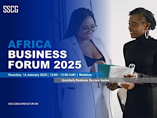 SSCG Africa Business Forum 2025 primary image
