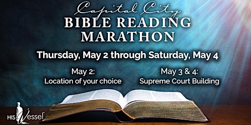 Primaire afbeelding van Capital City Bible Reading Marathon