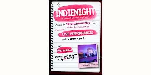 Primaire afbeelding van Indie Night: Live Performances and Listening Party