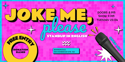 Primaire afbeelding van Joke Me, Please: English Standup Comedy in Kreuzberg