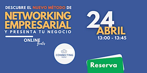 NETWORKING JEREZ- CONNECTING PEOPLE - Online - Grupo Fomenta primary image