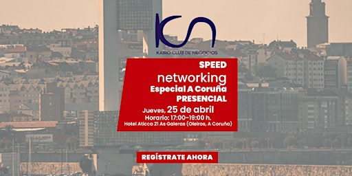 Imagem principal de Speed Networking Presencial A Coruña - 25 de abril