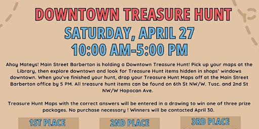 Downtown Barberton Treasure Hunt Outdoor Family Event primary image