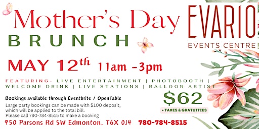 Image principale de Mother's Day Brunch