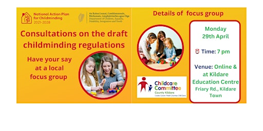 Immagine principale di Focus Group for Childminders - Childminding Draft Regulations 