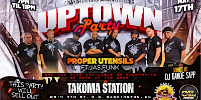 Imagem principal de UPTOWN PARTY - PROPER UTENSILS FT. JAS FUNK