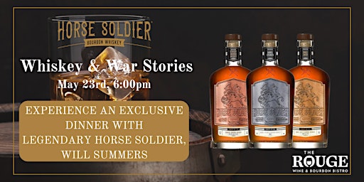 Imagem principal do evento Horse Soldier Whiskey & War Stories