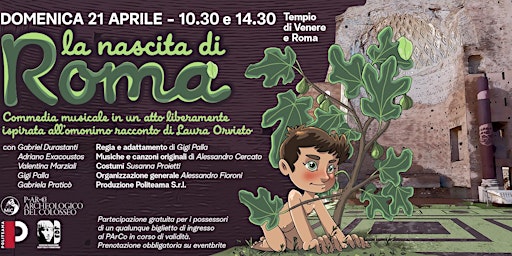 Imagem principal do evento La nascita di Roma | ore 10.30