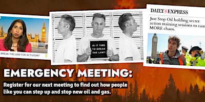 Primaire afbeelding van Just Stop Oil - Take Back the Power - Online Welcome Talk