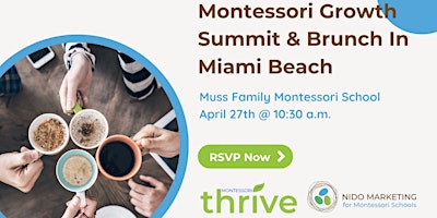 Imagem principal de Montessori Growth Summit & School Leadership Networking Brunch