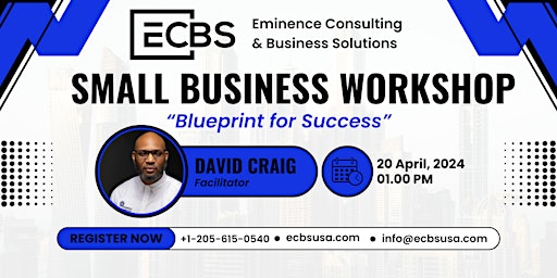 Imagem principal do evento Blueprint for Success: Strategically Scaling Your Small Business