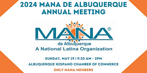 MANA de Albuquerque Annual Meeting primary image