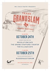 Texas Grand Slam Poetry Festival primary image