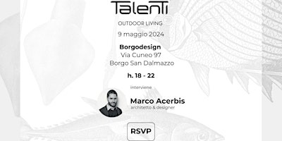 Primaire afbeelding van TALENTI OUTDOOR LIVING x BORGODESIGN