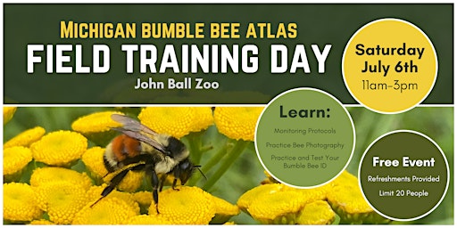 Michigan Bumble Bee Atlas Field Event primary image