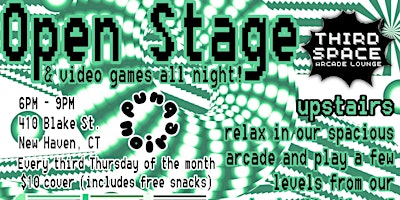 PUNQ NOIRE OPEN STAGE X THIRD SPACE ARCADE NIGHT primary image
