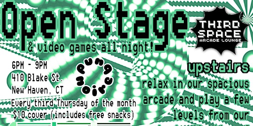 Primaire afbeelding van PUNQ NOIRE OPEN STAGE X THIRD SPACE ARCADE NIGHT