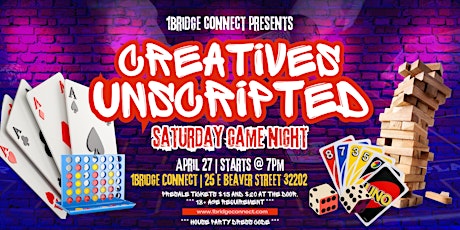 Creatives Unscripted- House Party Game Night