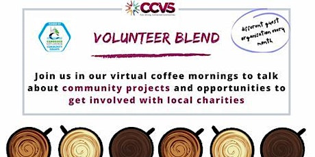 VOLUNTEER BLEND: virtual coffee morning to talk about volunteering