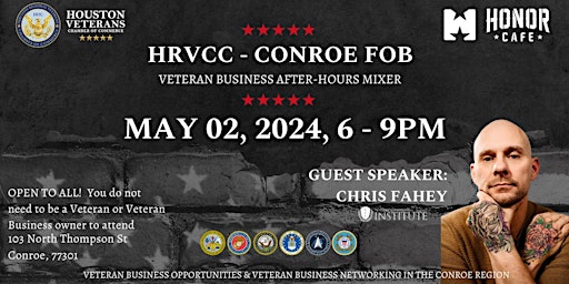 Houston Regional Veterans Chamber Of Commerce Monthly Mixer- Conroe  primärbild