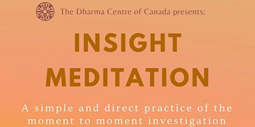 Image principale de Insight Meditation Retreat with Jack Connelly